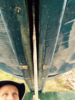 CB fitted into casing - note gap and play