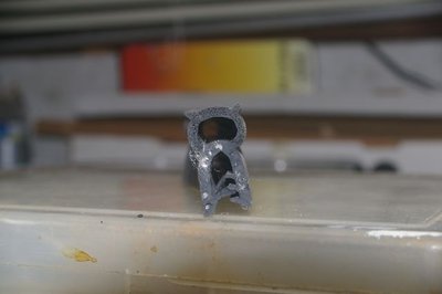 Rubber edge trim