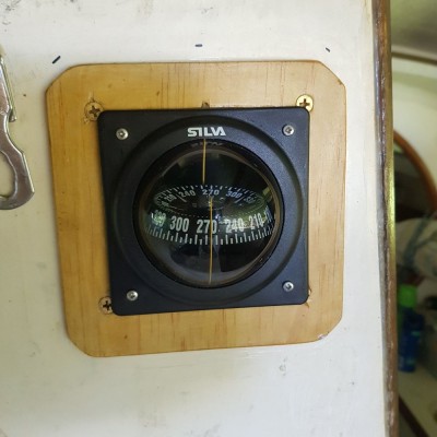 Teria's Silva 70P bulkhead compass (can also deck mount)