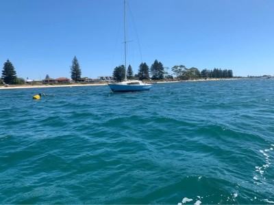 Marauder24 moored