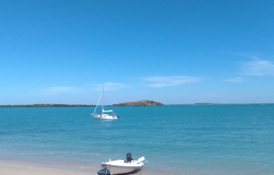 Anchored at sir Graham Moore island