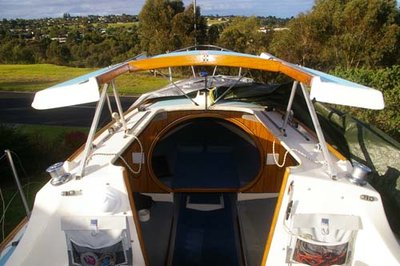 View of pop-top reinstated after about 20 years of being bolted to the coach-top.