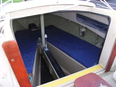 Interior of TIKI - a deHavilland Nomad 18ft TS.