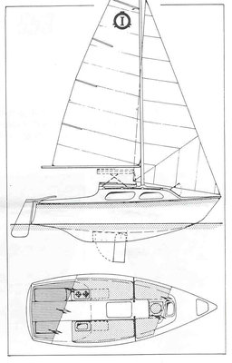 Investigator 563, featuring ballasted skeg, 4 berths, sliding hatch, pop top and anchor well as standard.  LOA 18' 6&quot;