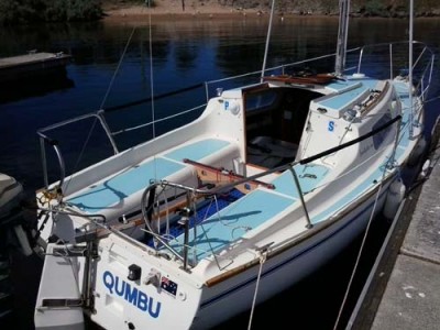 QUMBU at St Helen's Marina for the Christmas/New Year sailing break