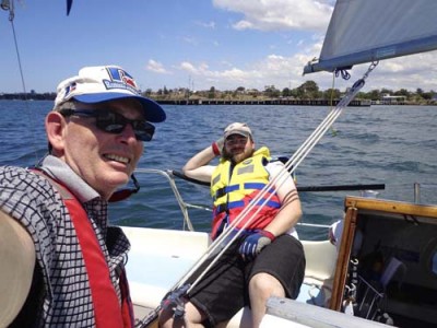 Geoff and son James